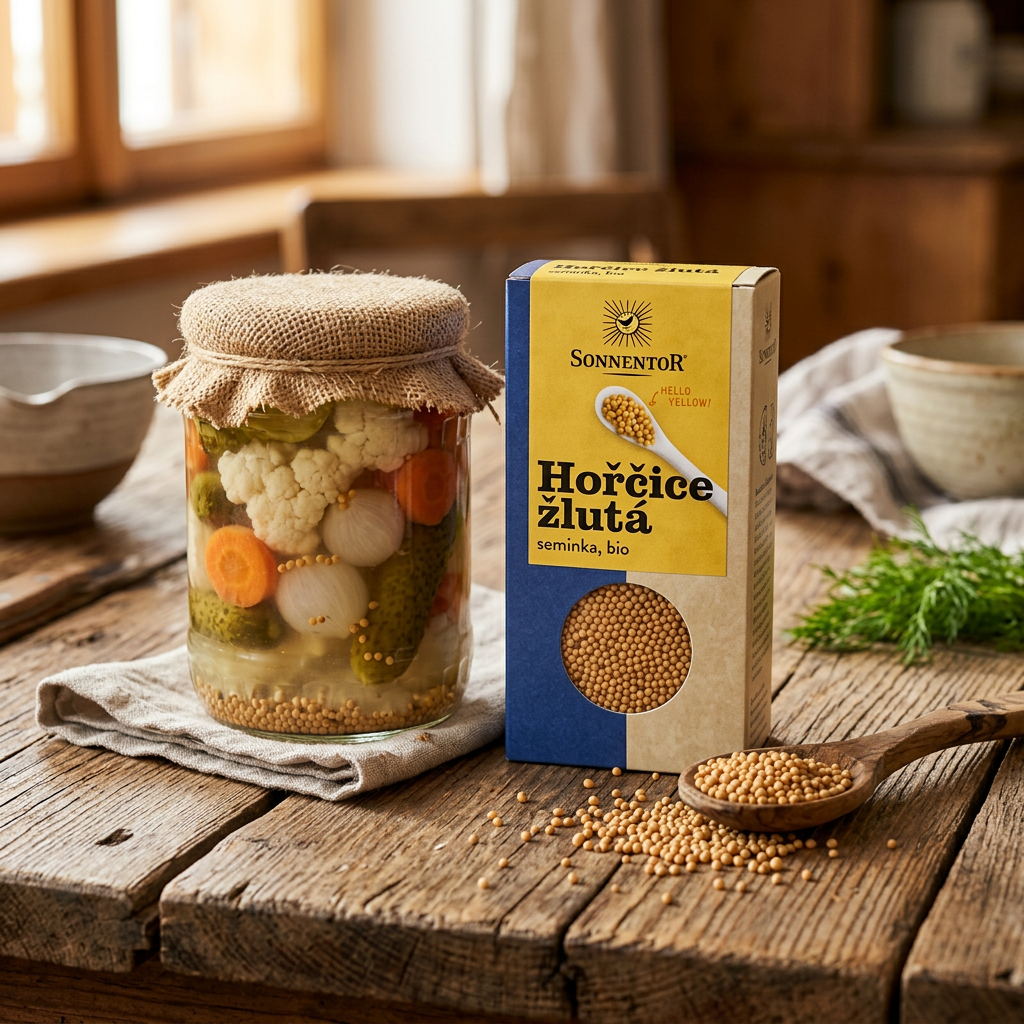 Hořčice BIO žlutá semínka - 120 g