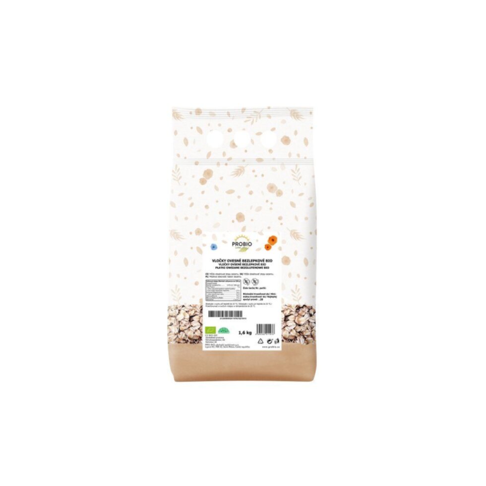 Ovesné vločky BIO bezlepkové - 1,6 kg