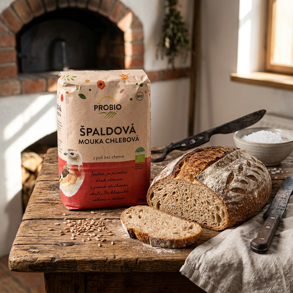 Špaldová mouka BIO chlebová