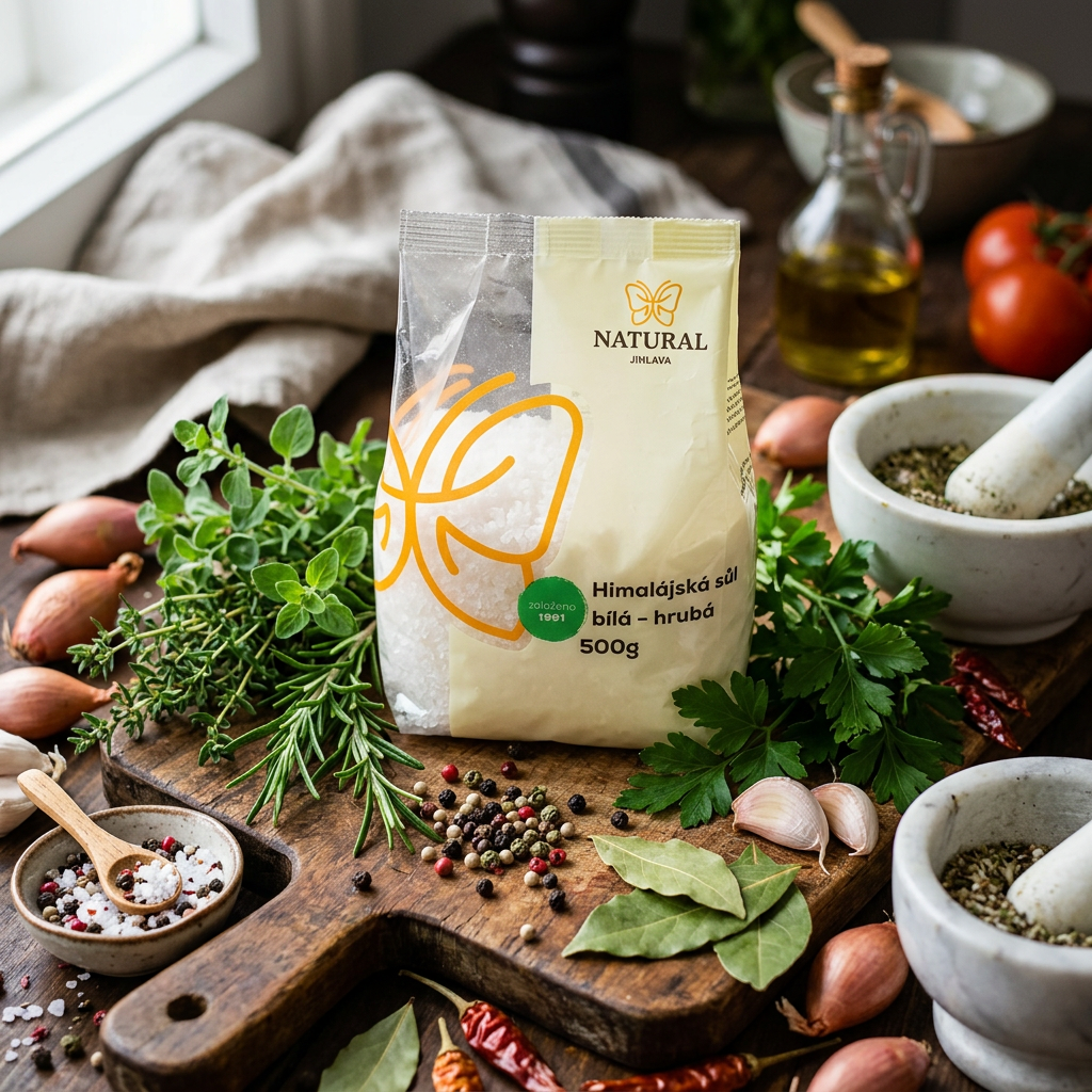 Himalájská sůl bílá hrubá - 500 g