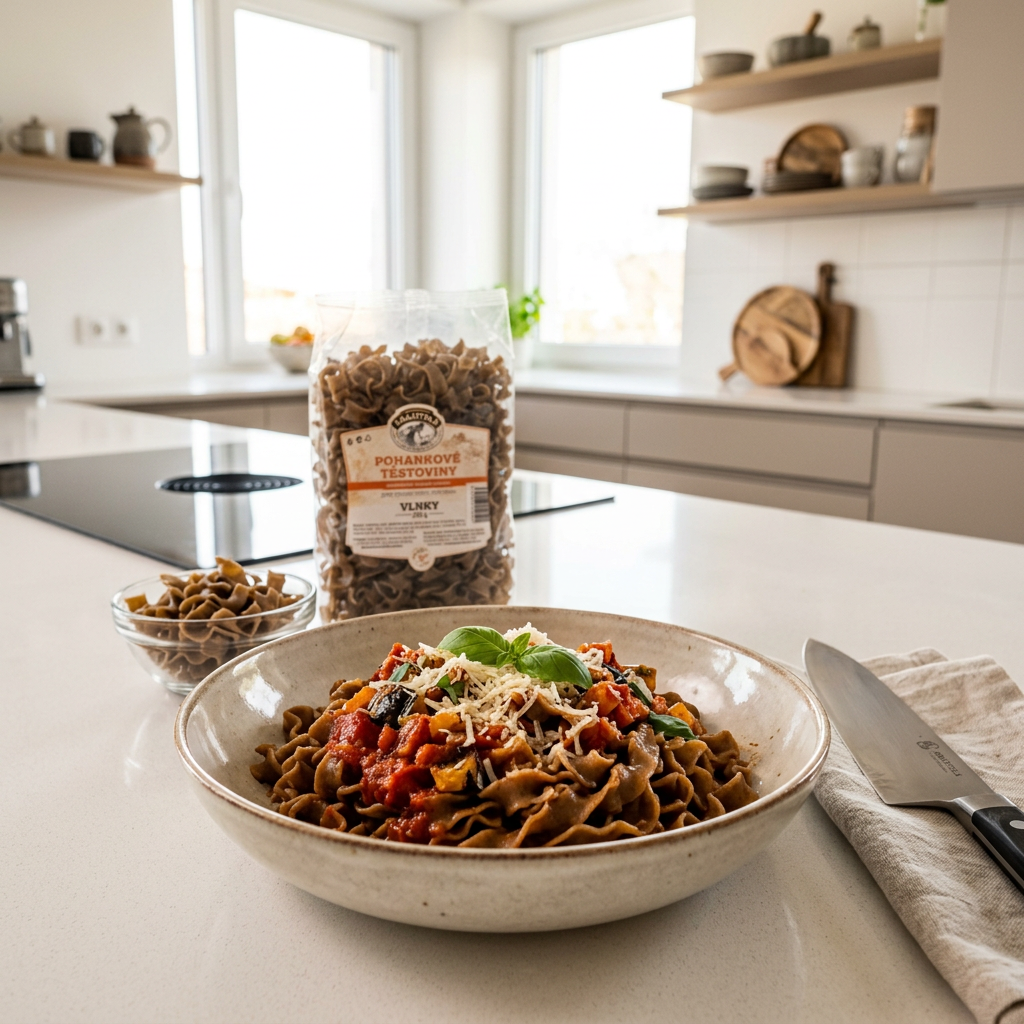 Pohankové těstoviny vlnky - 250 g
