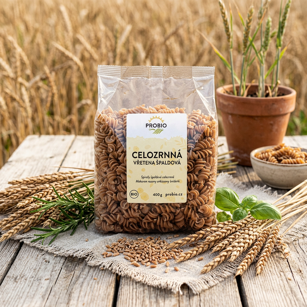 Špaldové těstoviny BIO vřetena celozrnná - 400 g
