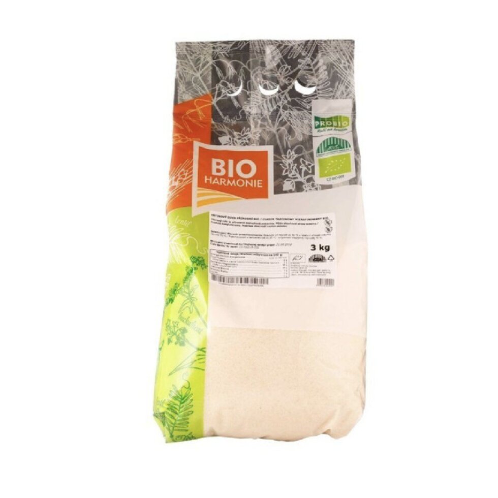 Třtinový cukr BIO přírodní - 3 kg