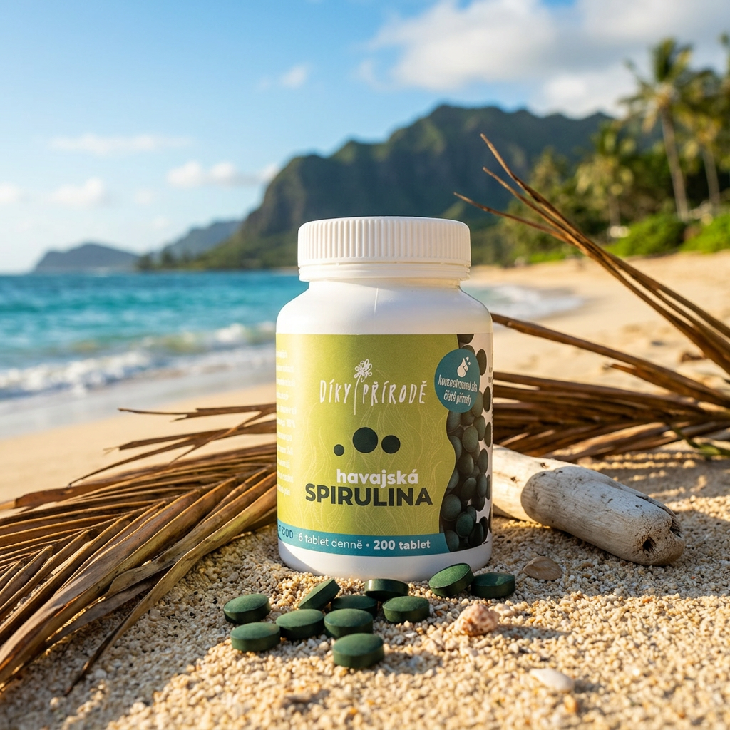 Havajská spirulina - 200 tablet
