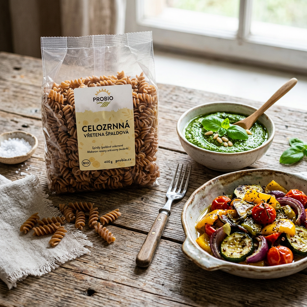 Špaldové těstoviny BIO vřetena celozrnná - 400 g