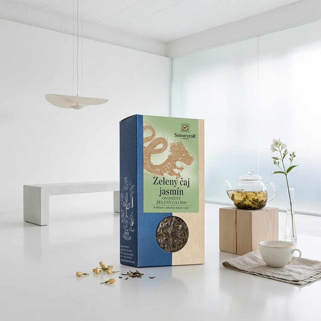 Zelený čaj BIO jasmín sypaný - 100 g