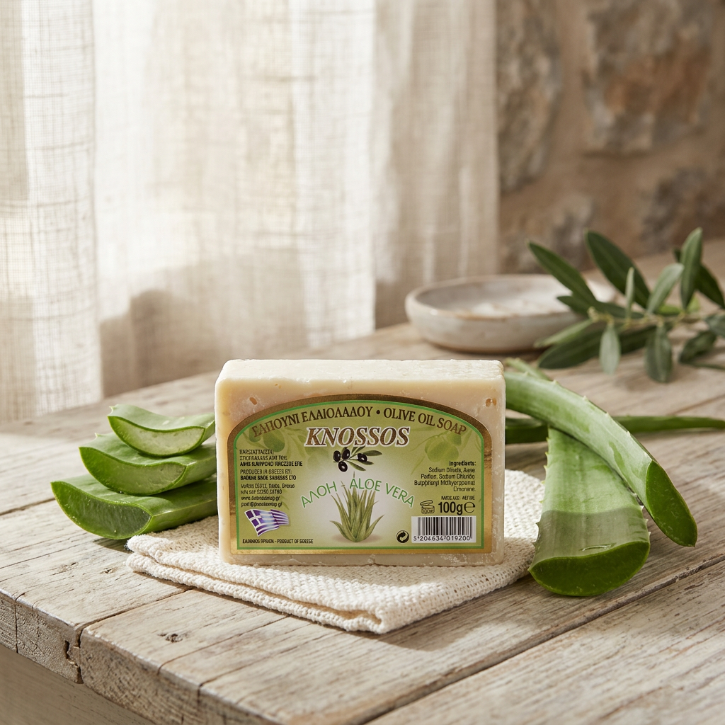 Přírodní olivové mýdlo Aloe Vera - 100 g