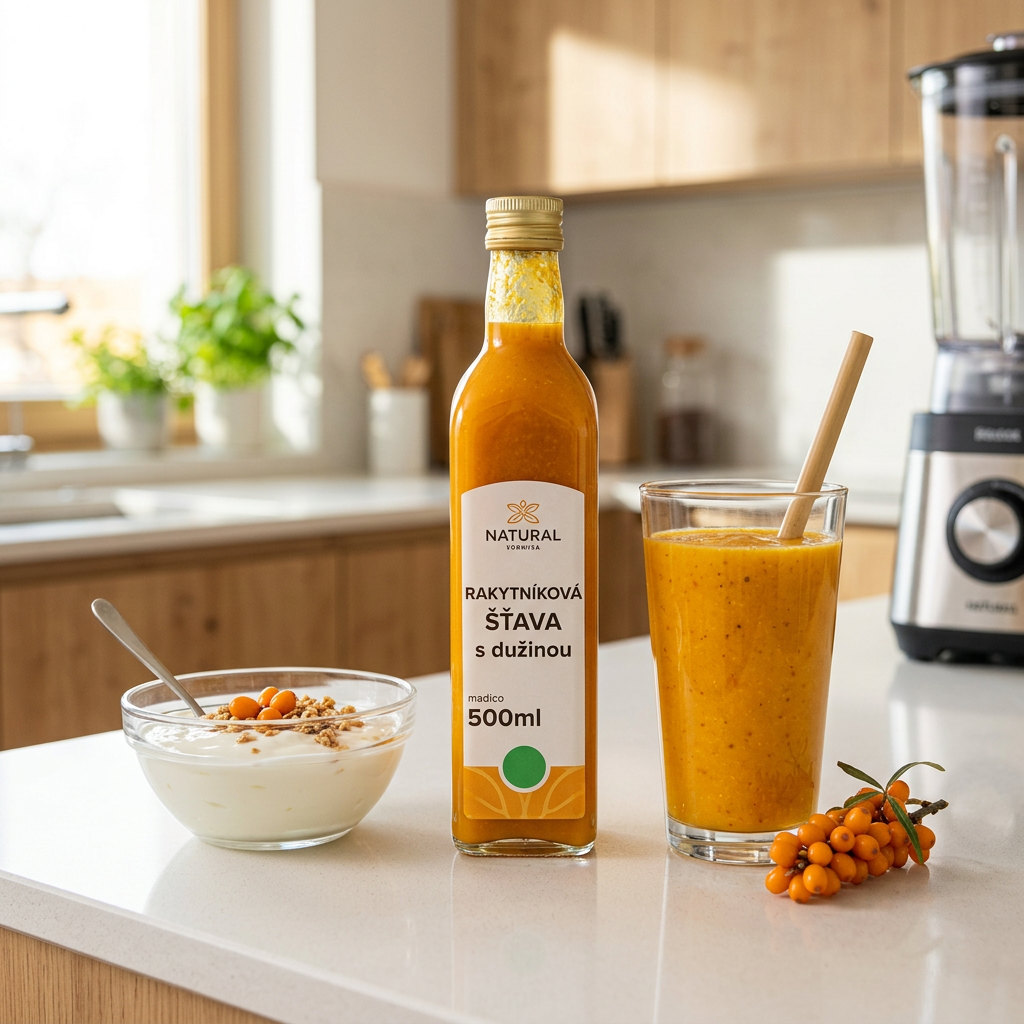 Rakytníková šťáva s dužinou - 500 ml