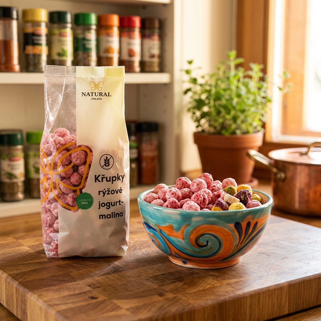 Ryžové křupky jogurt malina - 140 g