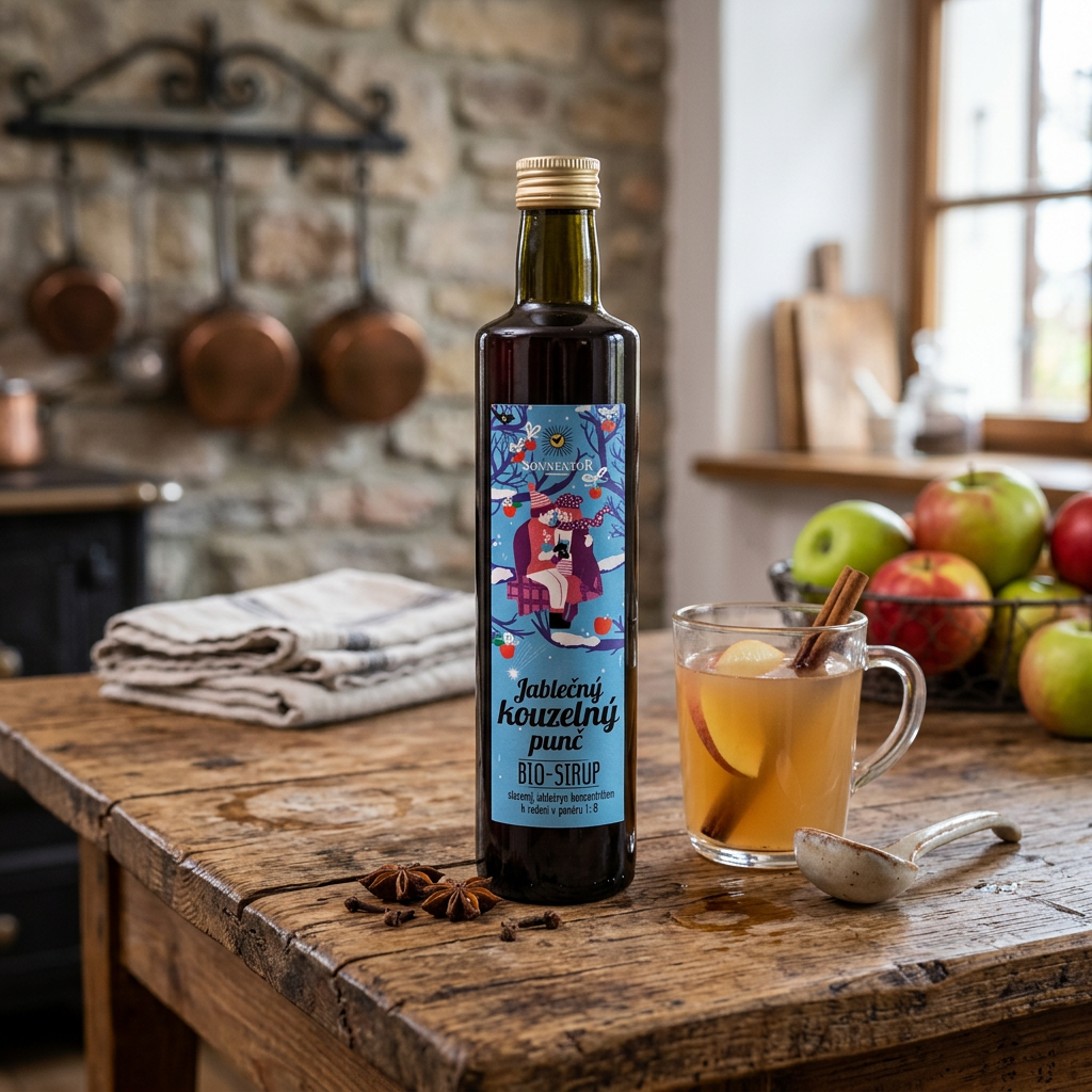 Jablečný kouzelný punč BIO sirup - 500 ml