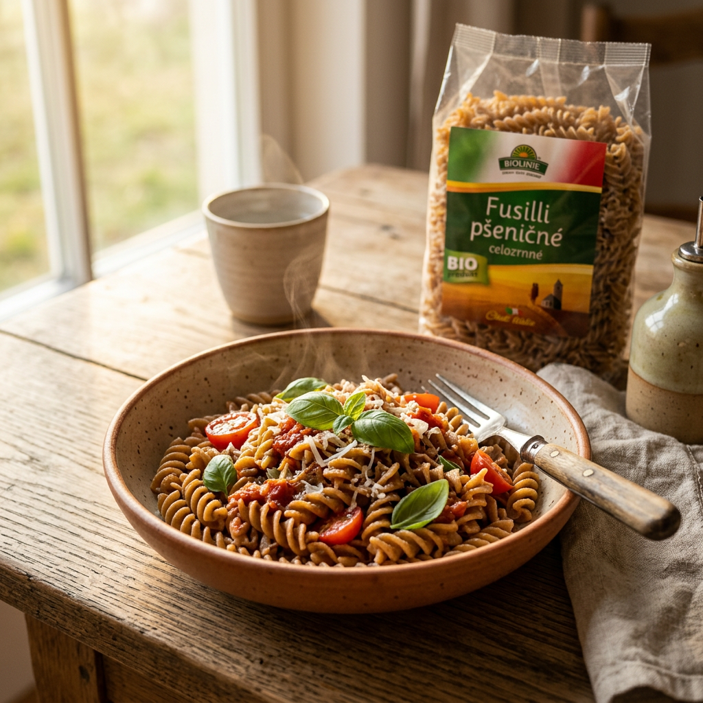 Fusilli BIO pšeničné celozrnné - 500 g