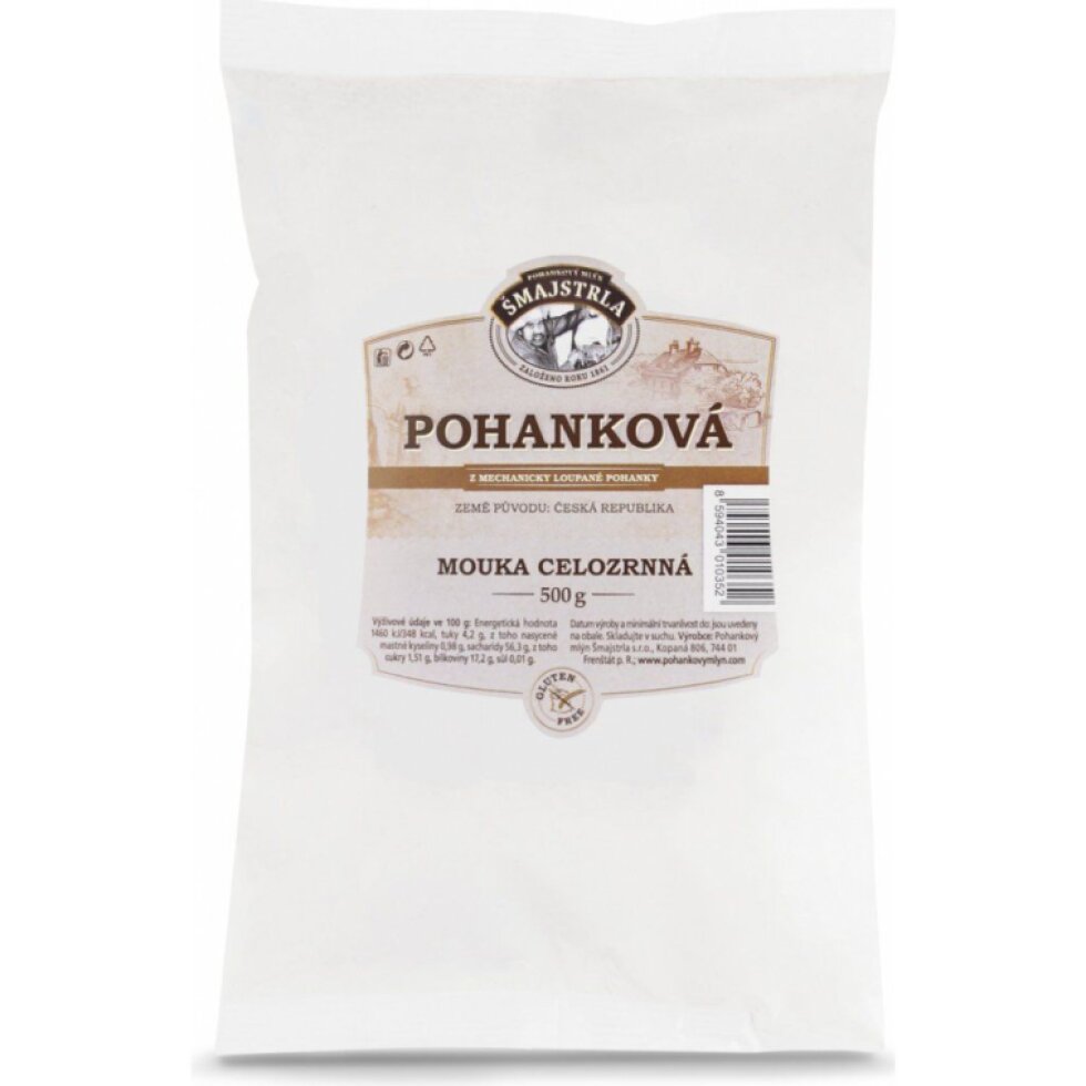 Pohanková mouka celozrnná - 500 g