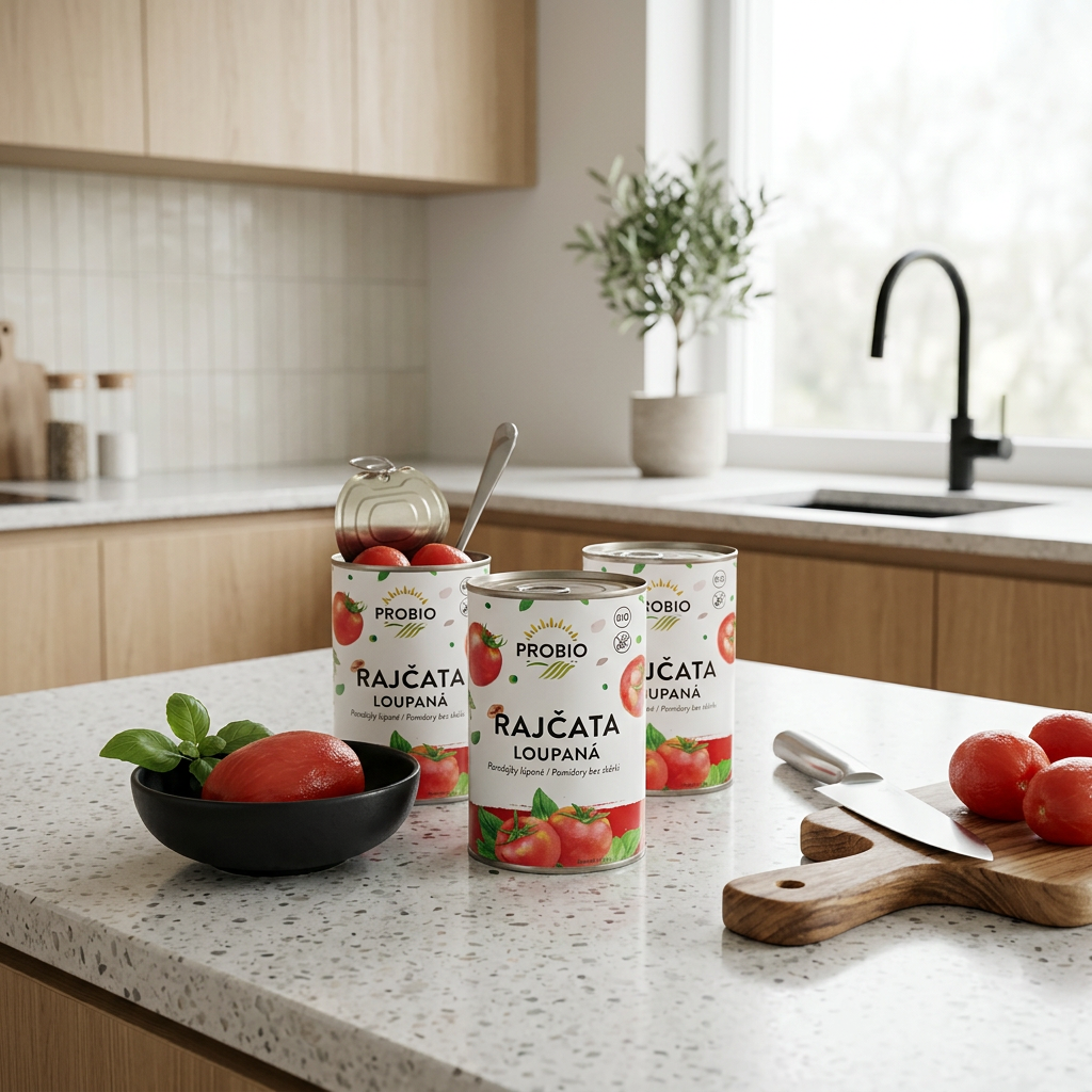 Rajčata BIO loupaná sterilovaná - 400 g