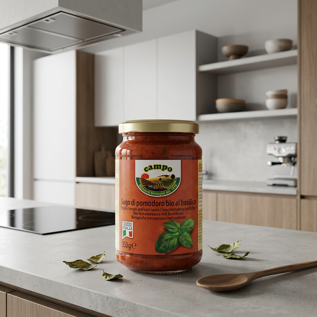 Omáčka BIO rajčatová s bazalkou - 350 g