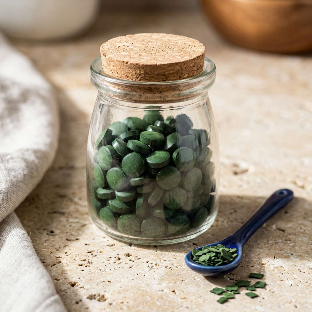 Spirulina BIO tablety 500 mg - MámeChuť