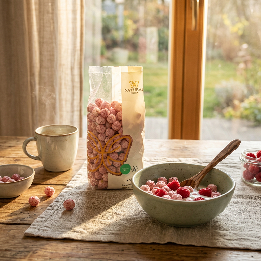 Kukuřičné křupky jogurt lesní ovoce - 140 g