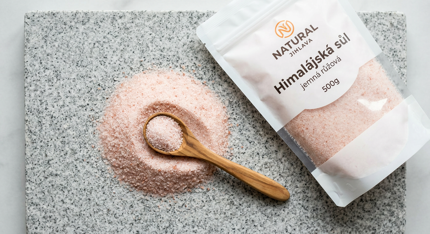 Himalájská sůl růžová jemná - 500 g