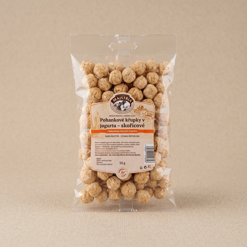 Pohankové křupky v jogurtu skořicové - 80 g