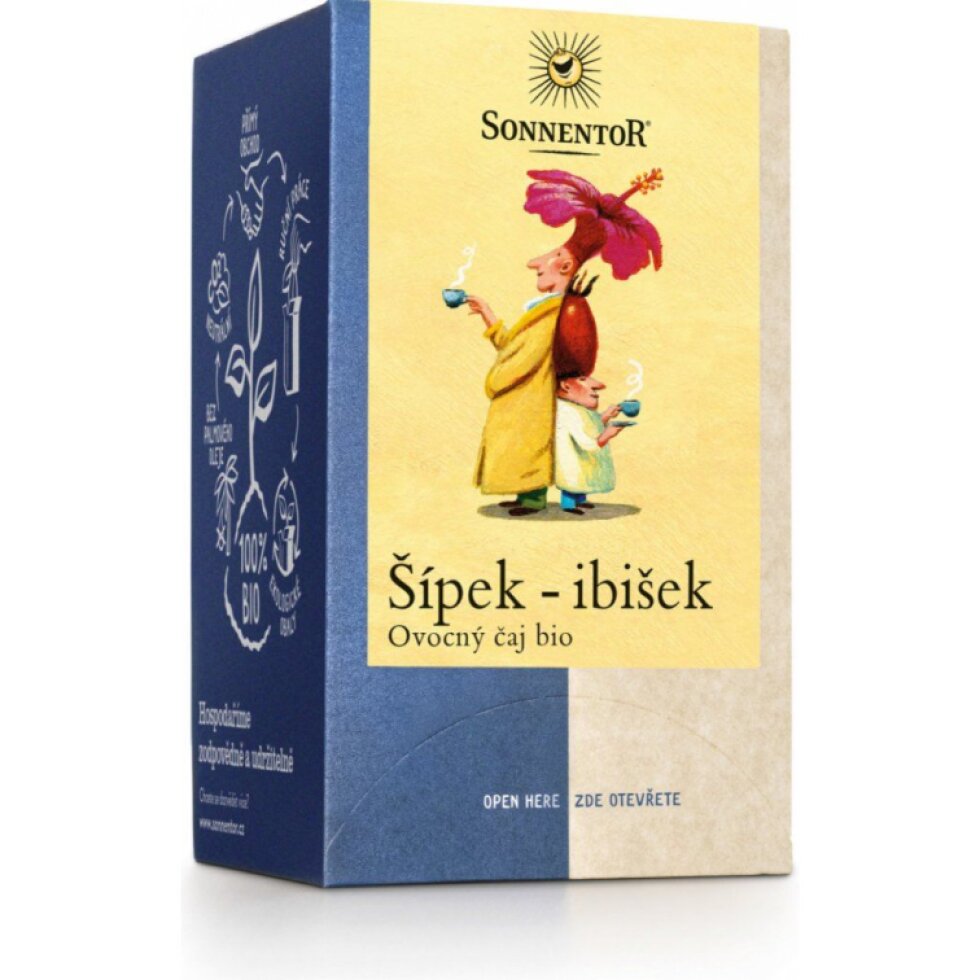 Šípek - ibišek ovocný čaj BIO - 54 g