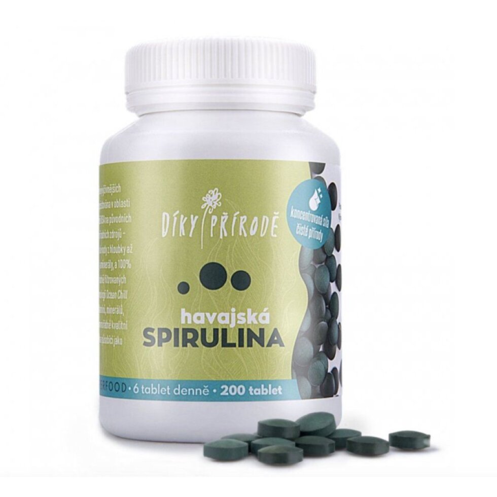 Havajská spirulina - 200 tablet