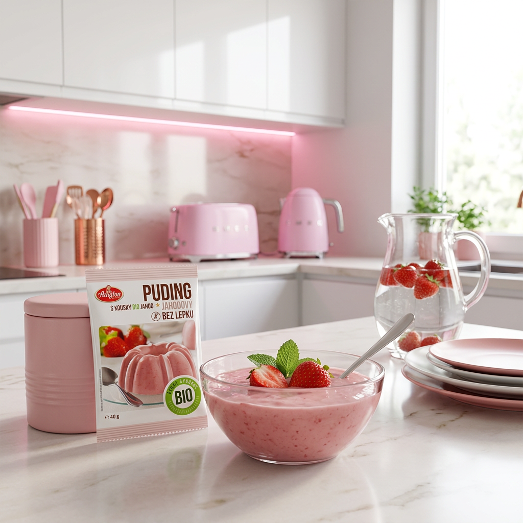 Jahodový puding BIO - 40 g