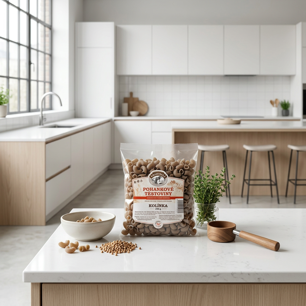 Pohankové těstoviny kolínka - 250 g