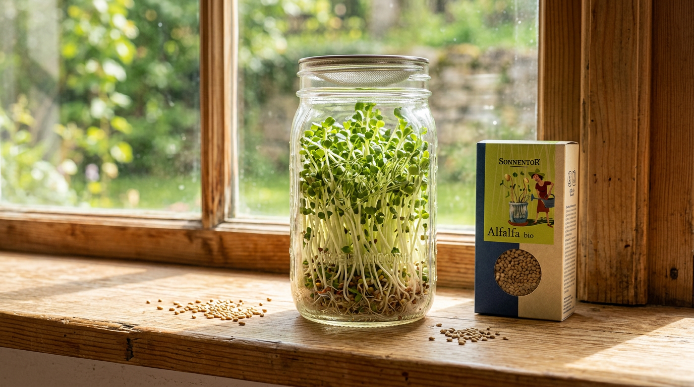 Alfalfa semínka BIO na klíčení - 120 g