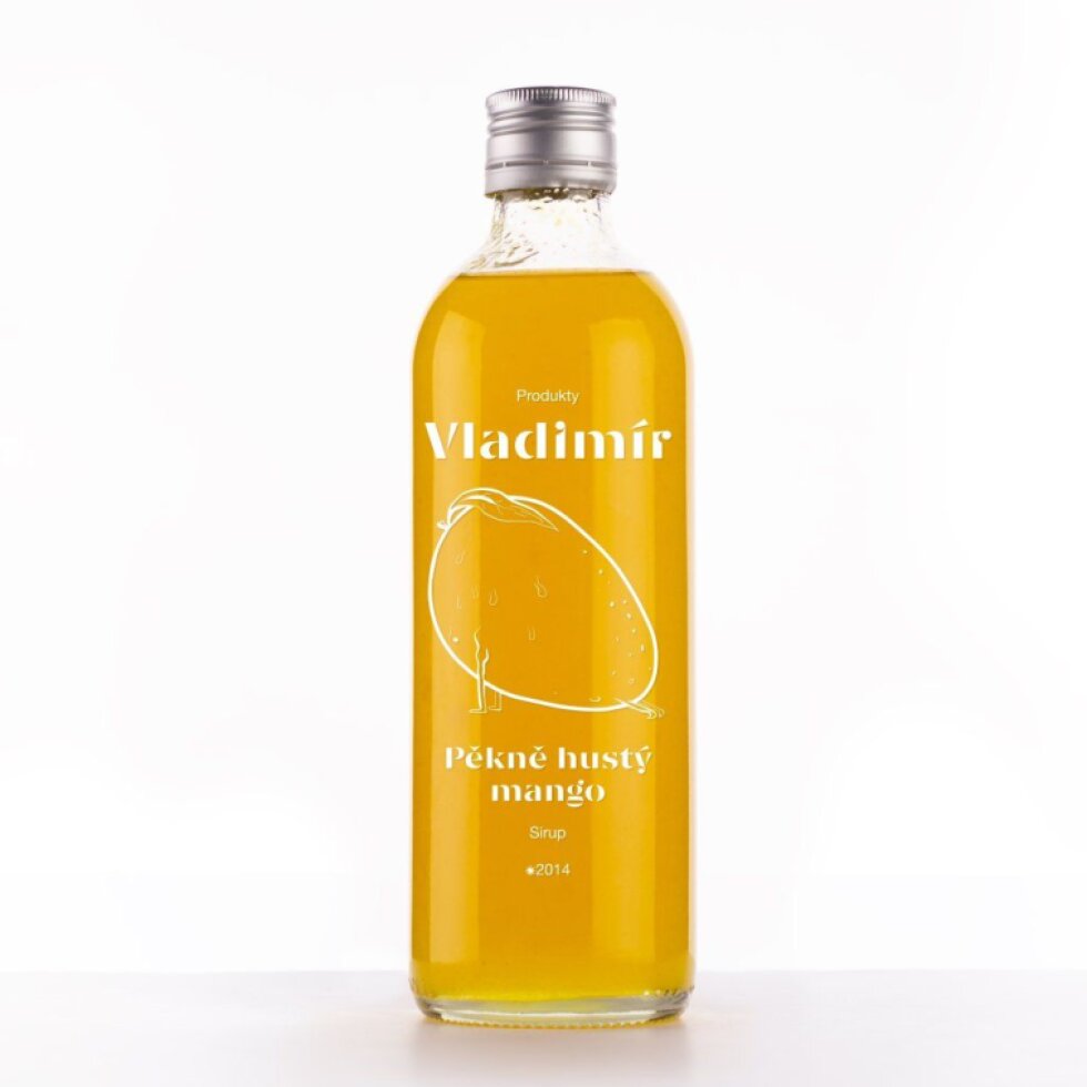 Sirup pěkně hustý mango - 500 ml