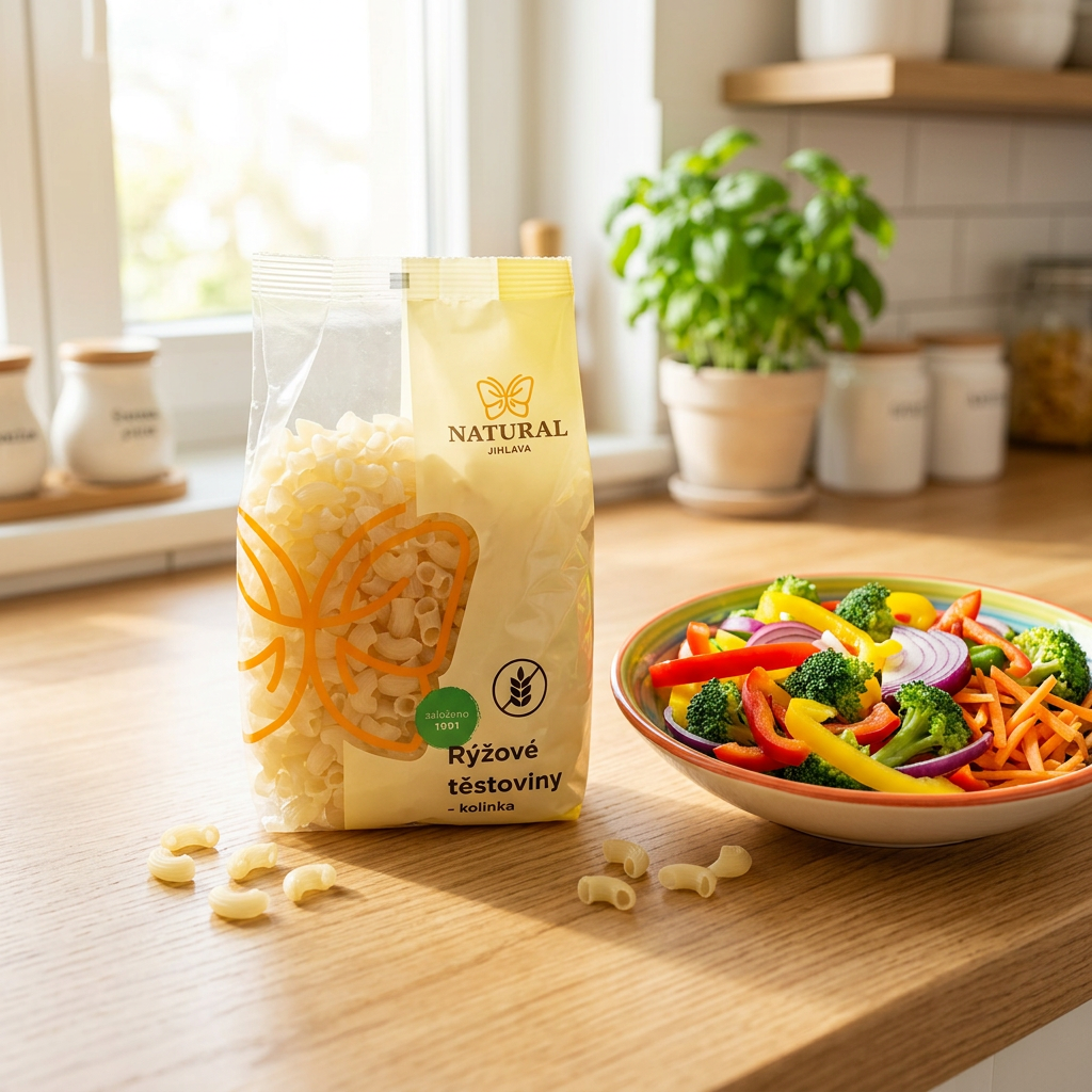 Rýžové těstoviny kolínka - 300 g
