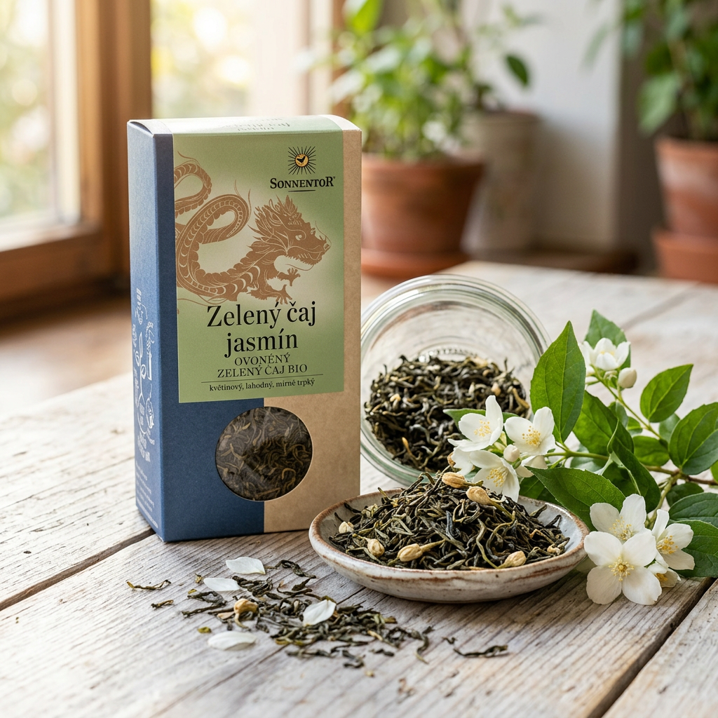 Zelený čaj BIO jasmín sypaný - 100 g