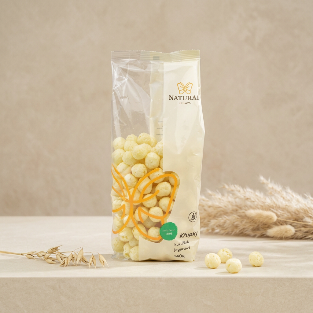 Kukuřičné křupky jogurtové - 140 g