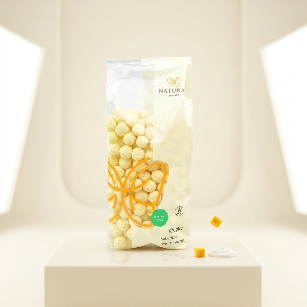 Kukuřičné křupky jogurt mango - 140 g