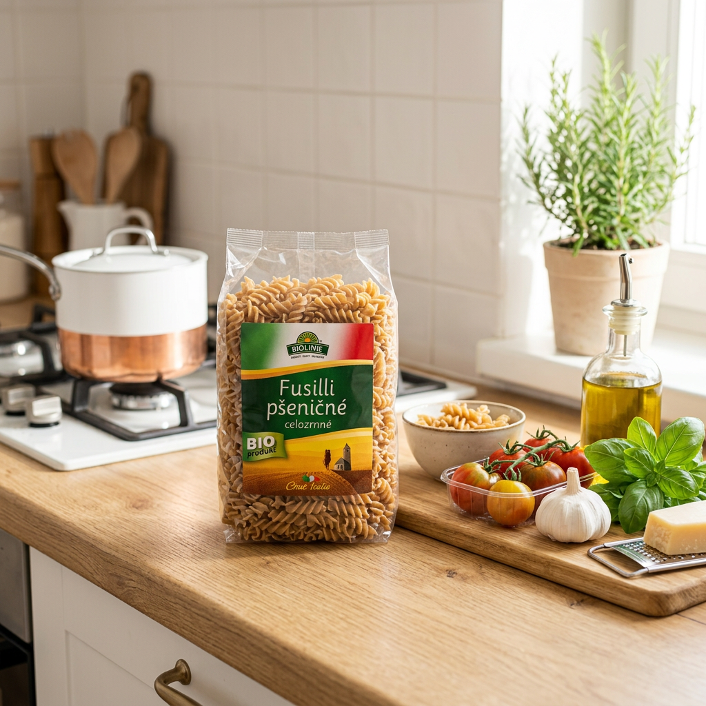 Fusilli BIO pšeničné celozrnné - 500 g