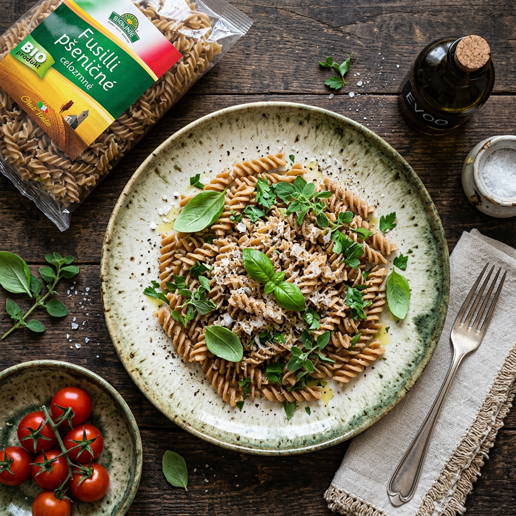 Fusilli BIO pšeničné celozrnné - 500 g
