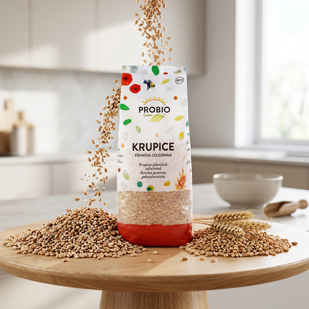 Krupice BIO pšeničná celozrnná - 400 g