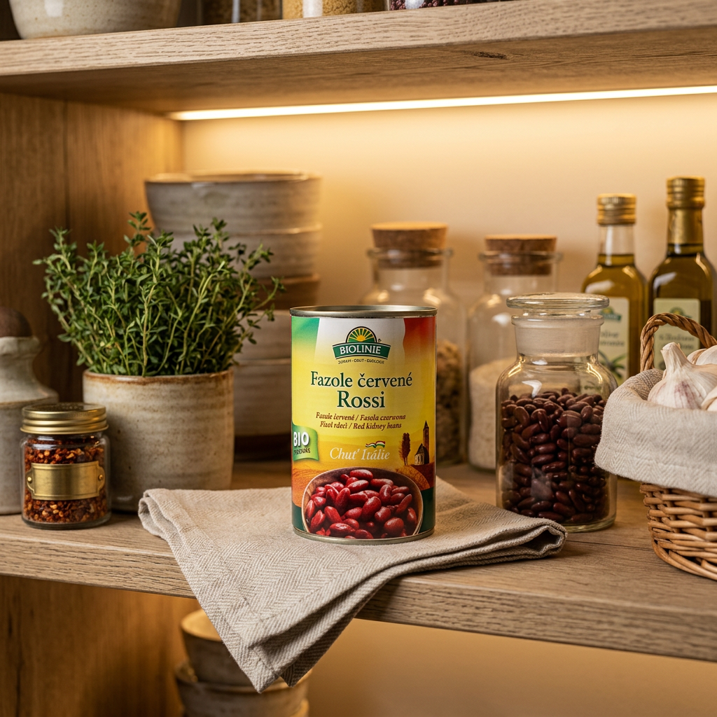 Fazole BIO červené Rossi sterilované - 400 g