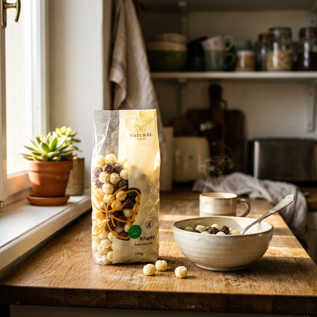 Kukuřičné křupky jogurt čokoláda - 140 g