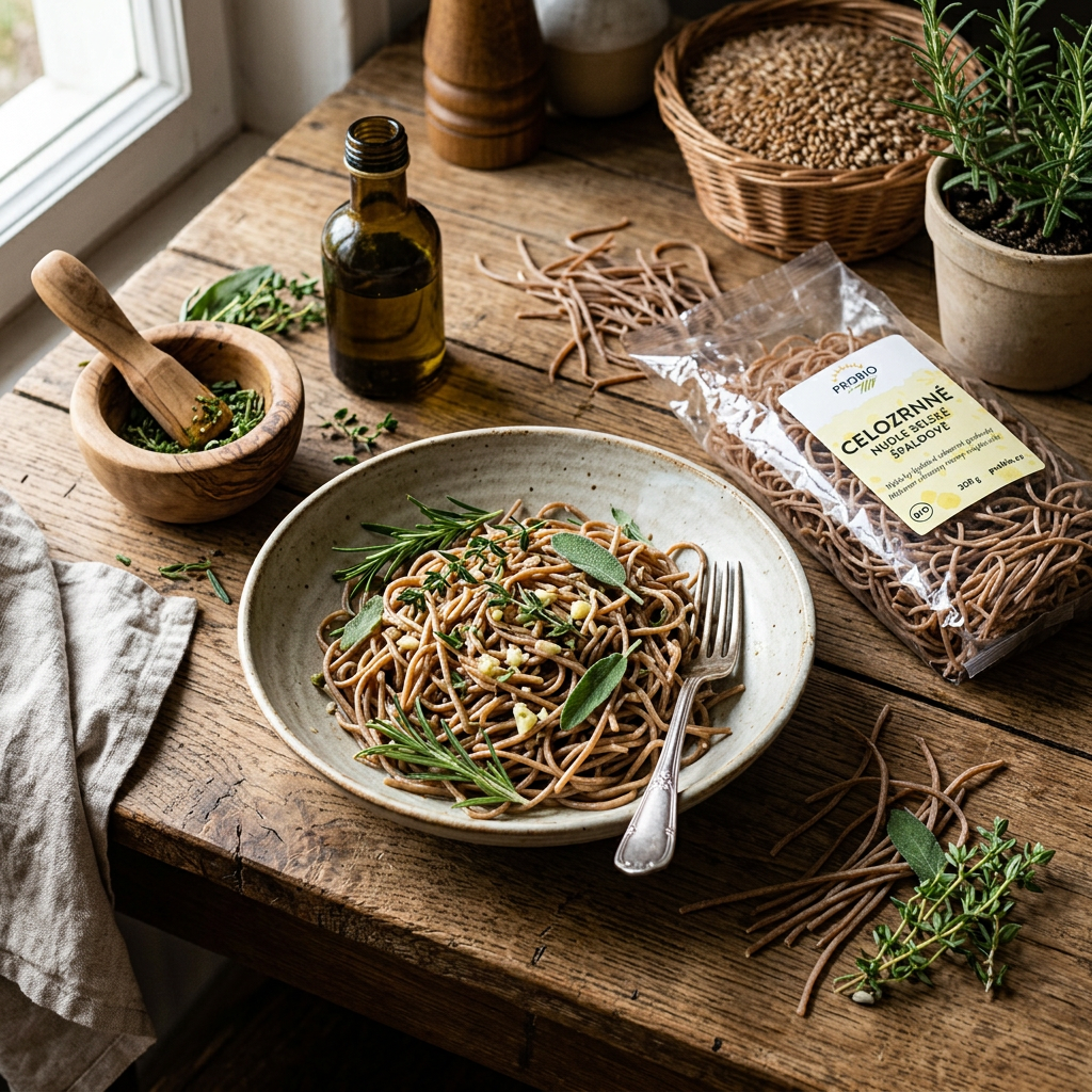 Nudle BIO špaldové celozrnné selské - 250 g