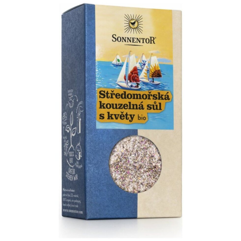 Středomořská kouzelná sůl BIO s květy - 120 g