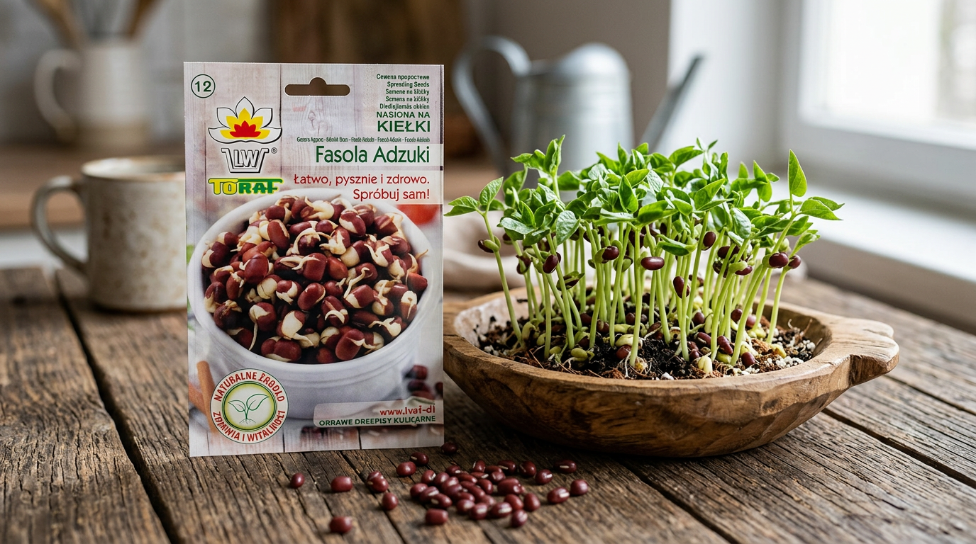 Fazole Adzuki semínka na klíčení - 50 g