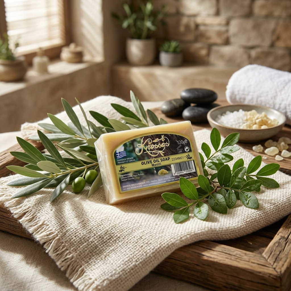 Olivové mýdlo s vůní pryskyřice - 100 g