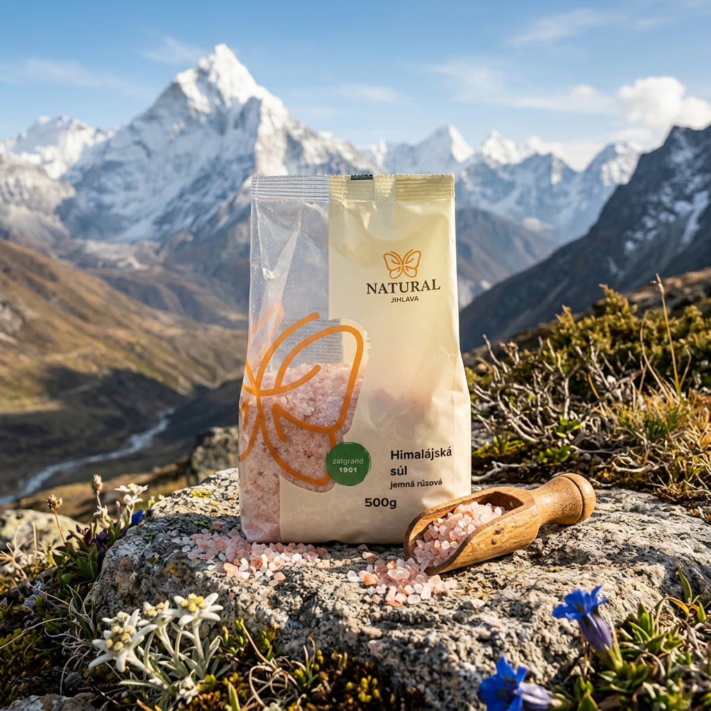 Himalájská sůl růžová jemná - 500 g