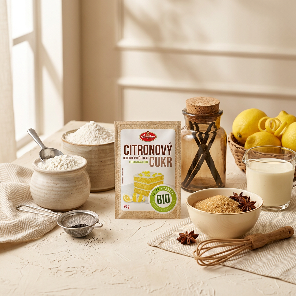 Citronový cukr BIO - 20 g