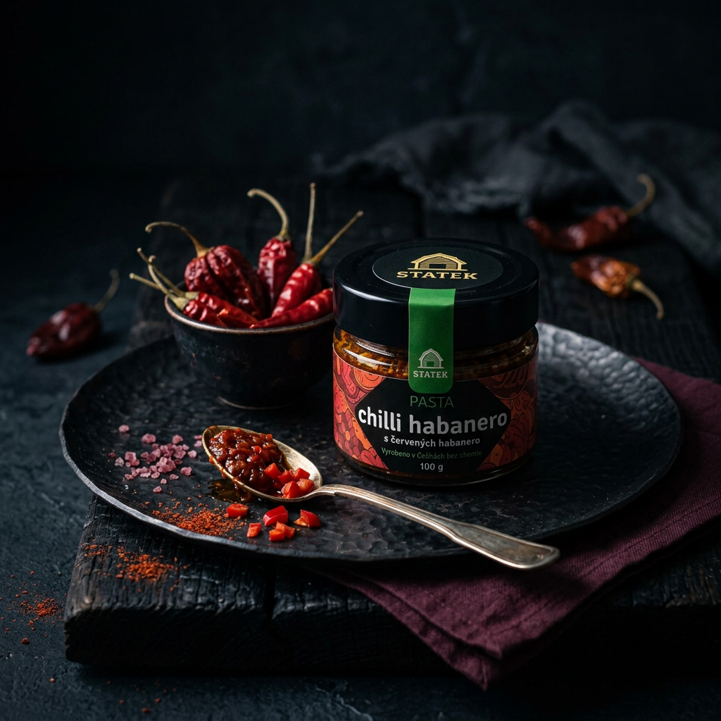 Pasta chilli jalapeno z červených jalapeno - 170 g