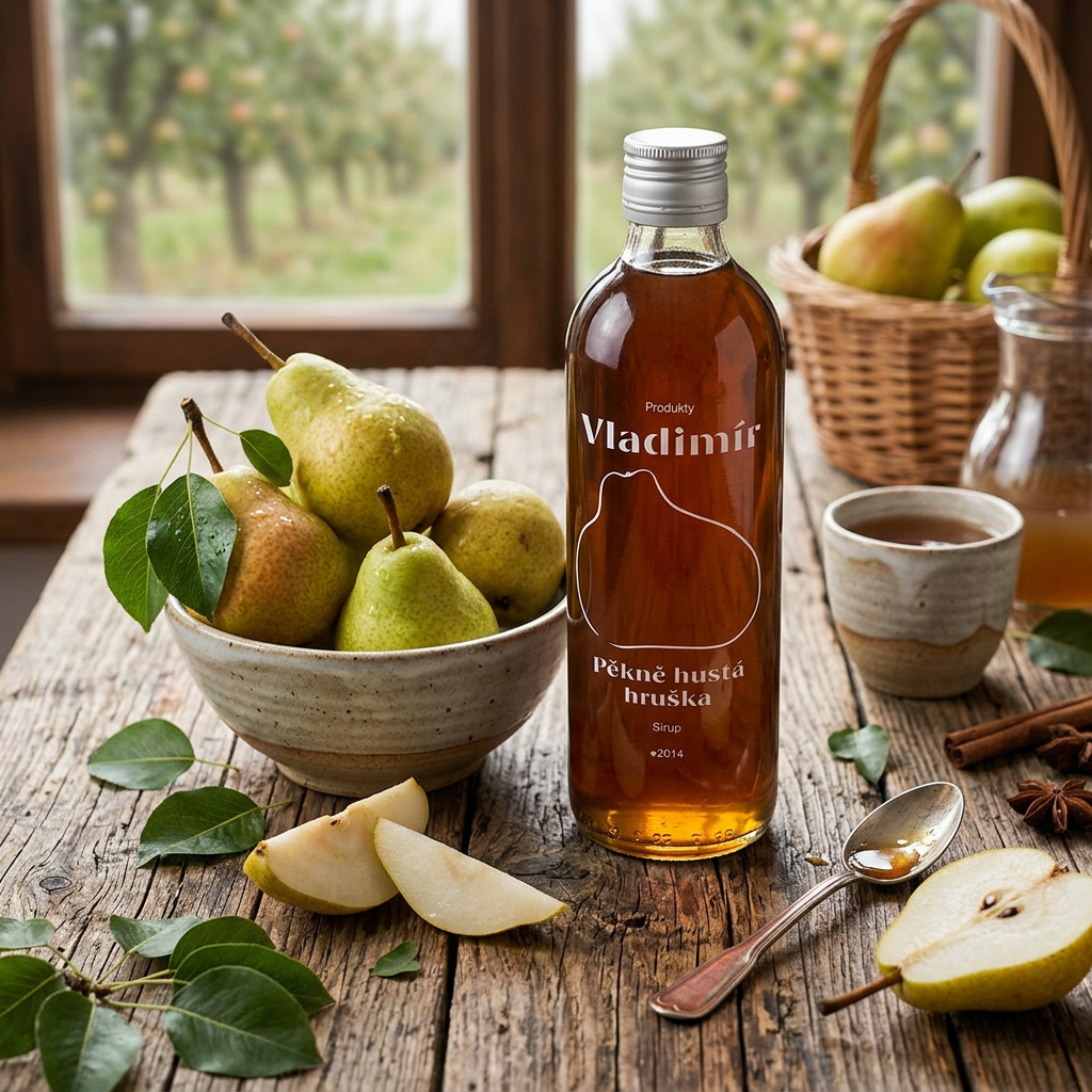 Sirup pěkně hustá hruška - 500 ml