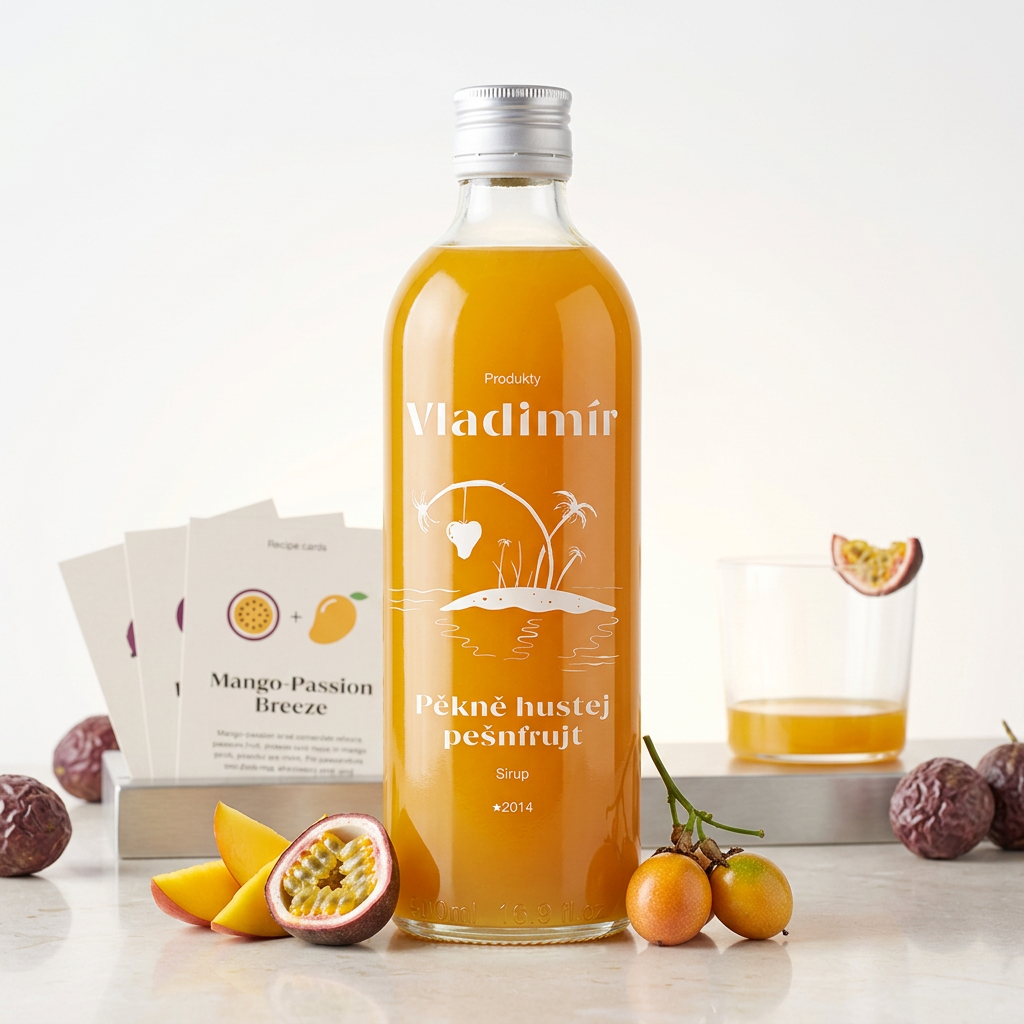 Sirup pěkně hustej pešnfrujt - 500 ml