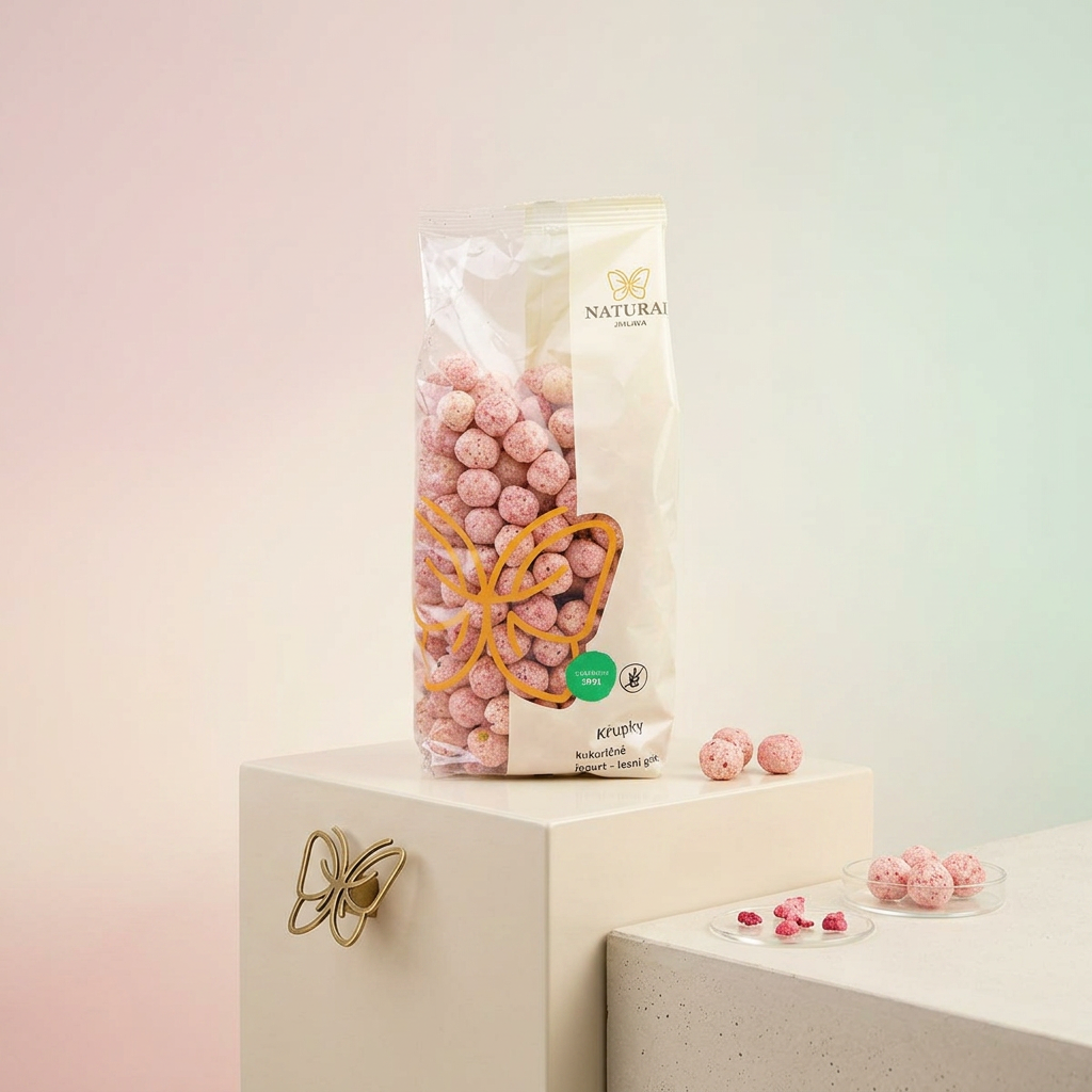 Kukuřičné křupky jogurt lesní ovoce - 140 g