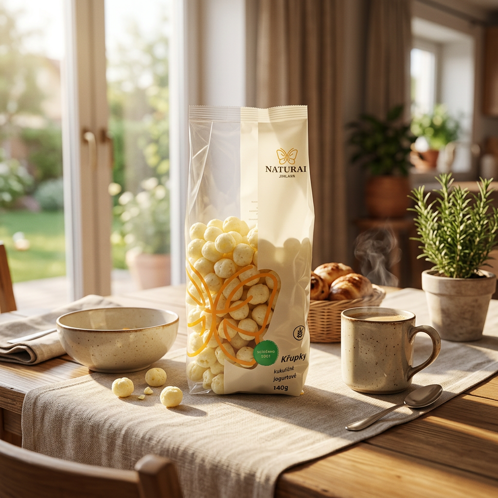 Kukuřičné křupky jogurtové - 140 g