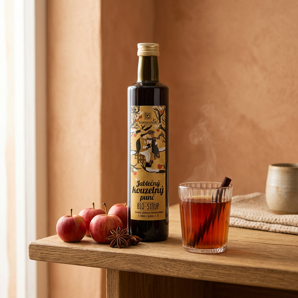 Jablečný kouzelný punč BIO sirup - 500 ml