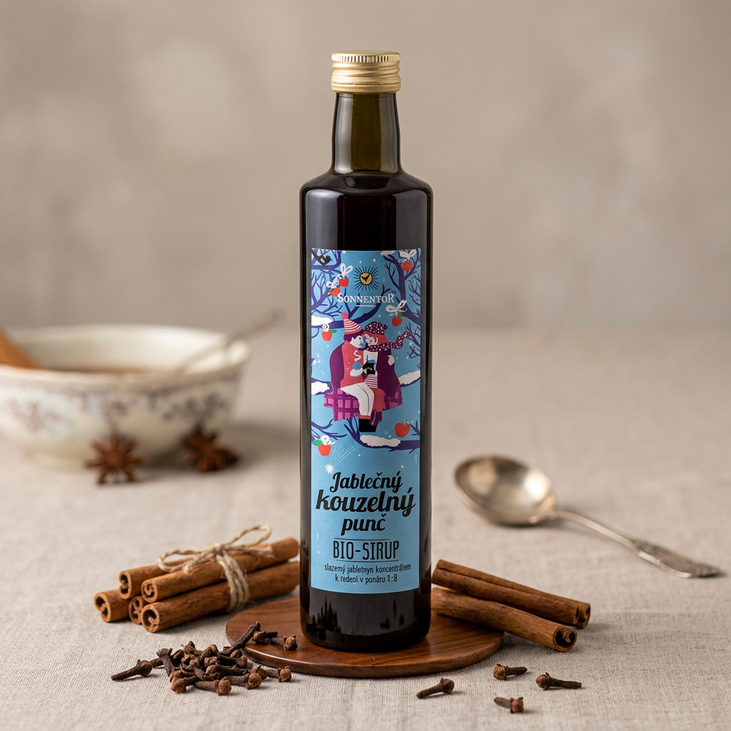 Jablečný kouzelný punč BIO sirup - 500 ml